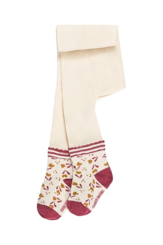 Panty - Ecru - Rood, geel en wit