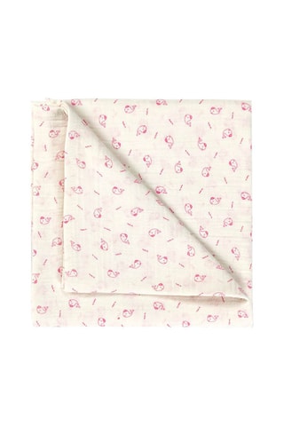 2 babydoeken - Wit en Roze - Terre de Marins