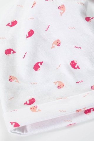 Conjunto de 3 prendas Bossette - Blanco y rosa