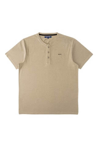 Camiseta - Beige y negro