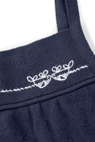 Peto y camiseta Rivela - Blanco y azul