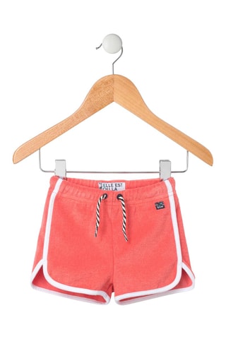 Short Elortie - Koraalrood - Terre de Marins - Wit