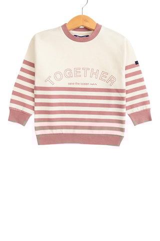 Sudadera y pantalón de chándal - Blanco, azul y rosa