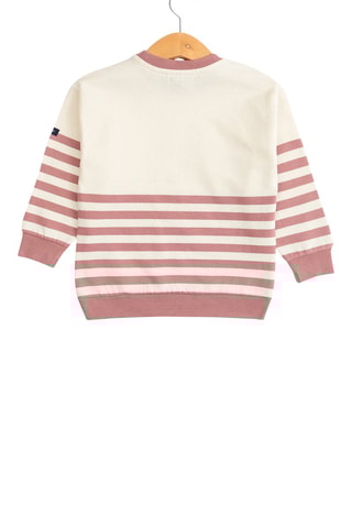 Sudadera y pantalón de chándal - Blanco, azul y rosa