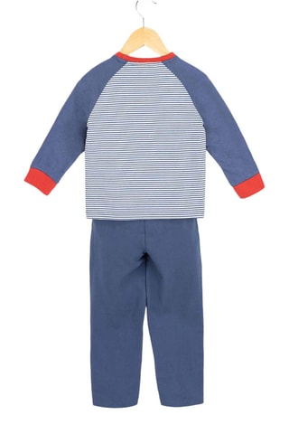 Pijama - Blanco, azul y rojo