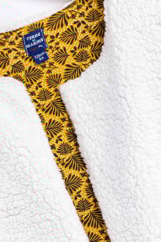 Chaleco reversible - Blanco, negro y amarillo