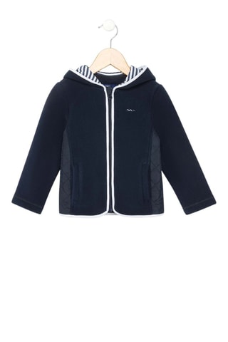 Chaqueta con capucha - Azul