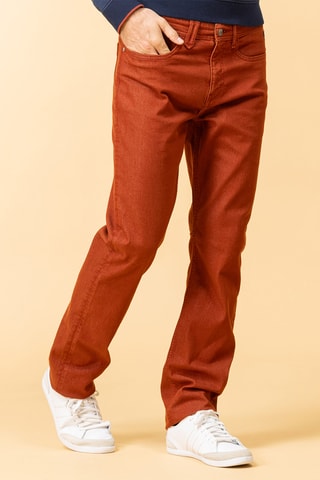 Pantalón - Azul y naranja