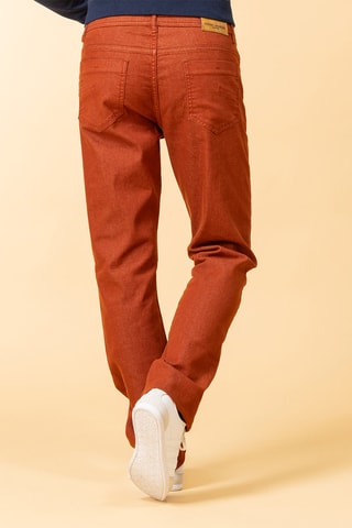 Pantalón - Azul y naranja