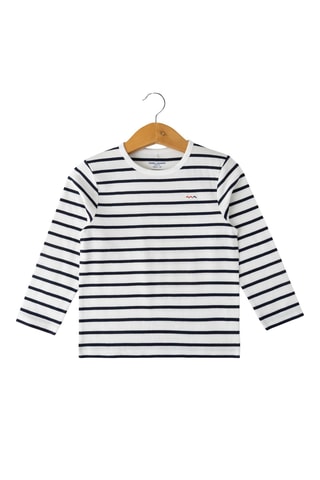 Camiseta - Blanco, negro y rojo