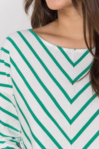 Camiseta - Blanco y verde