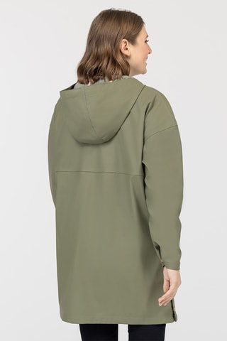 Impermeable con capucha - Verde