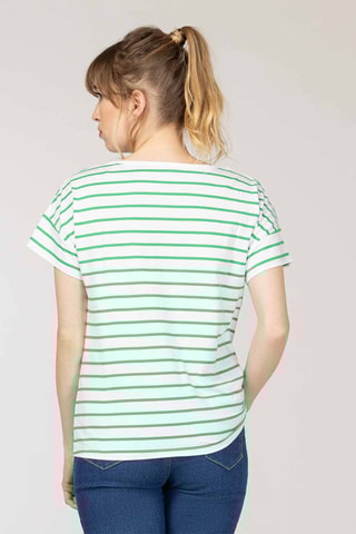 Camiseta - Blanco y verde