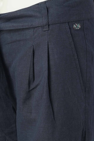 Short de lino - Azul