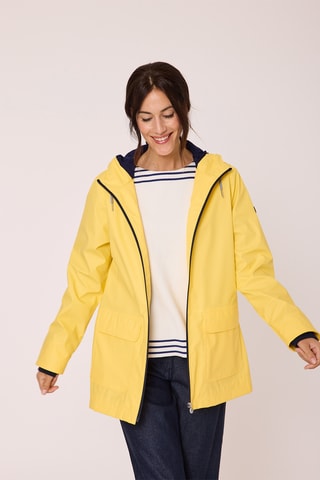Impermeable con capucha - Amarillo