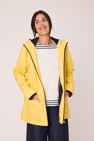 Impermeable con capucha - Amarillo
