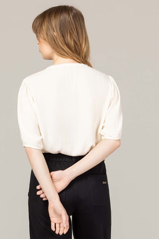 Camisa - Blanco, azul y rojo