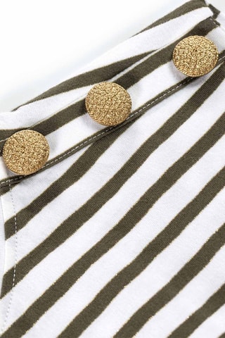 Vestido Ronron - Blanco y verde