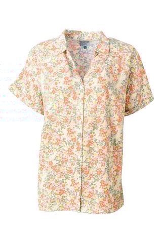 Camisa - Blanco, azul y amarillo