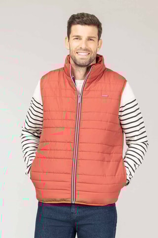 Chaleco - Azul y naranja