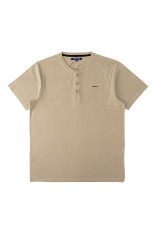 Camiseta - Beige y negro