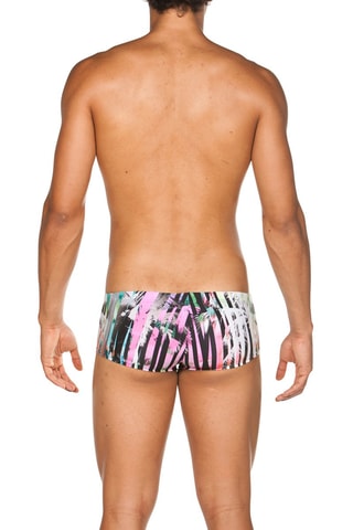 Boxer de bain One Riviera - Fuchsia et noir