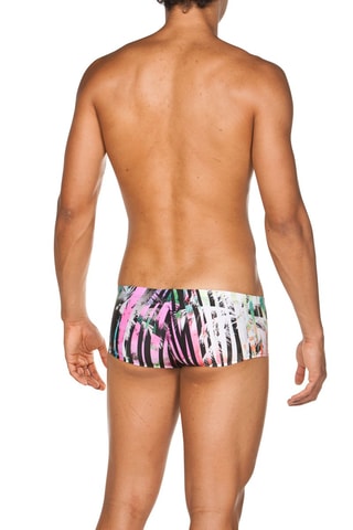 Boxer de bain One Riviera - Fuchsia et noir