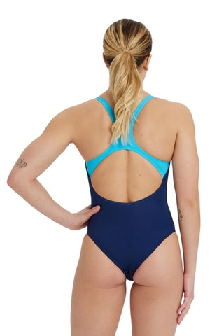 Maillot 1 pièce - Bleu et blanc