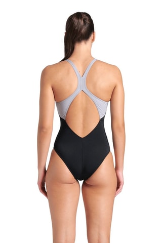 Maillot 1 pièce Airbrush Graphic - Noir