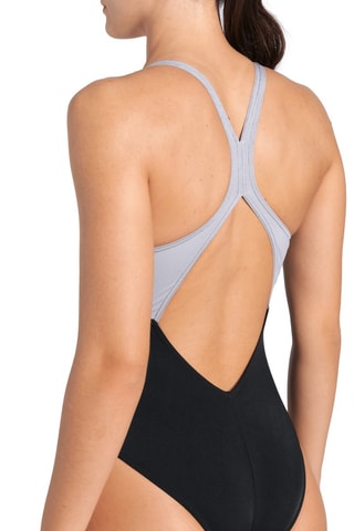 Maillot 1 pièce Airbrush Graphic - Noir