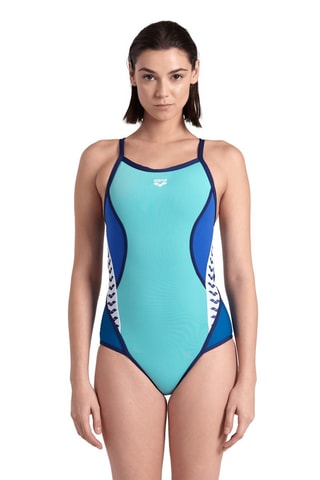 Maillot 1 pièce Icons - Turquoise