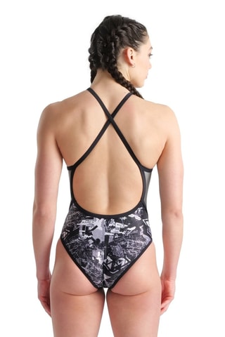 Maillot 1 pièce Icons - Anthracite