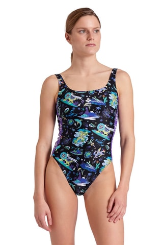 Maillot 1 pièce Fun Planet - Noir