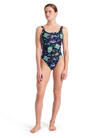 Maillot 1 pièce Fun Planet - Noir