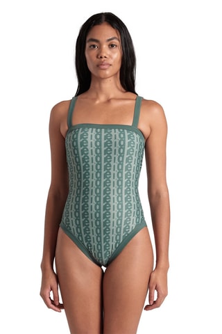 Maillot 1 pièce Monogram - Vert d’eau