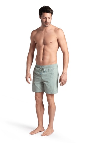 Short de bain Solid - Vert-gris