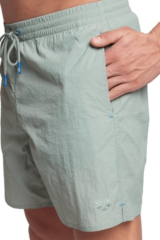 Short de bain Solid - Vert-gris