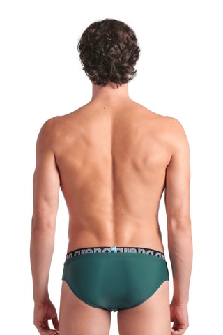 Slip de bain Elastic - Vert foncé