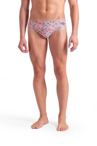 Slip de bain Dices - Rose