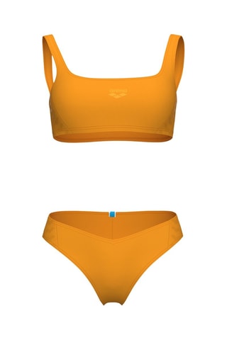 Maillot 2 pièces Team Stripe - Moutarde