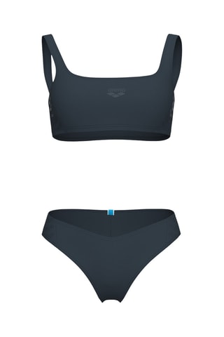 Maillot 2 pièces Team Stripe - Anthracite