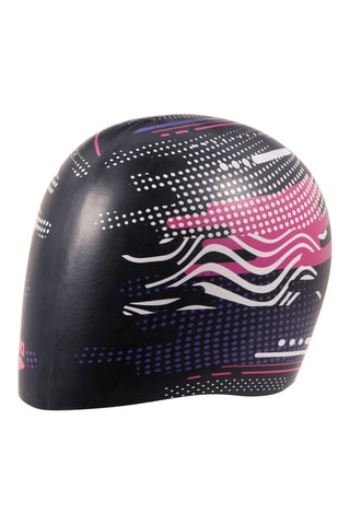 Bonnet de bain Print Jr - Noir