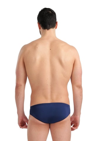 Slip de bain - Bleu marine et rouge