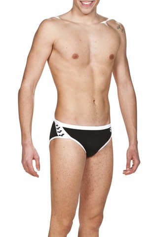 Slip de bain - Noir et blanc