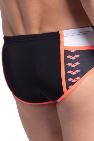 Slip de bain Icons - Noir et anthracite