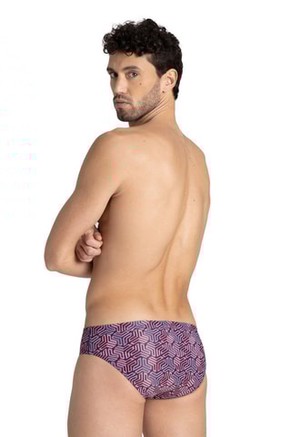 Slip de bain Kikko - Rouge et bleu marine