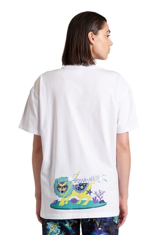 T-shirt Fun Planet - Blanc