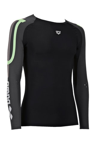 T-shirt de bain - Noir et gris foncé