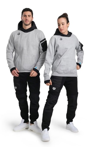 Sweat à capuche - Gris chiné