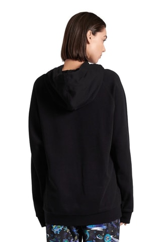 Sweat à capuche Fun Planet - Noir